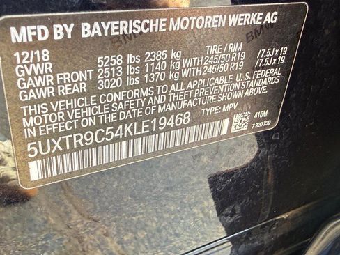 Used 2019 BMW X3 xDrive30i w/ M Sport Package 2 AWD/4WD image 25