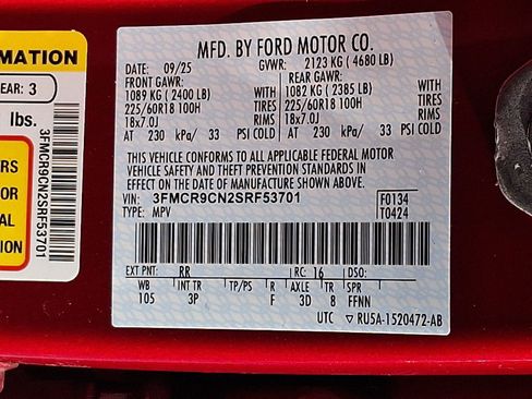 New 2025 Ford Bronco Sport Outer Banks w/ Outer Banks Tech Package+ AWD/4WD image 19