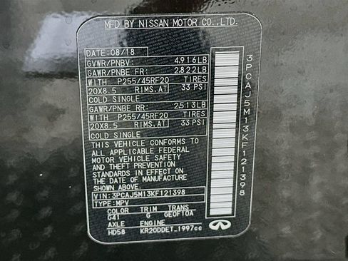 Used 2019 INFINITI QX50 Essential w/ Sensory Package FWD image 34