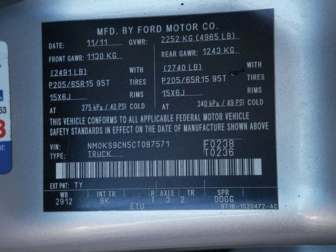 Used 2012 Ford Transit Connect XLT Premium image 46