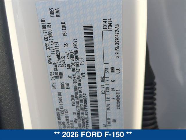Used 2026 Ford F150 Lariat w/ Equipment Group 502A High AWD/4WD image 25