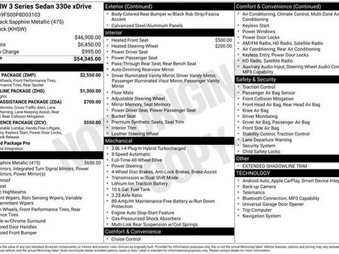 Used 2023 BMW 330e xDrive w/ M Sport Package image 15