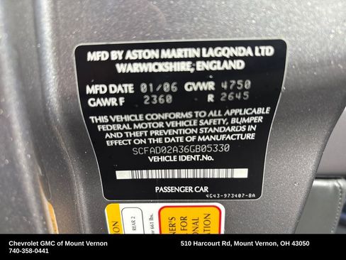 Used 2006 Aston Martin DB9 Volante image 22