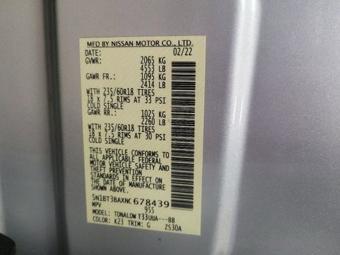 Used 2022 Nissan Rogue SV FWD image 33