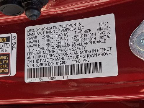 Used 2022 Honda CR-V Touring image 27