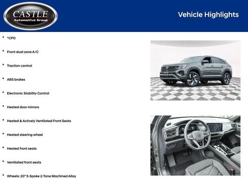 Used 2025 Volkswagen Atlas Cross Sport SE image 3