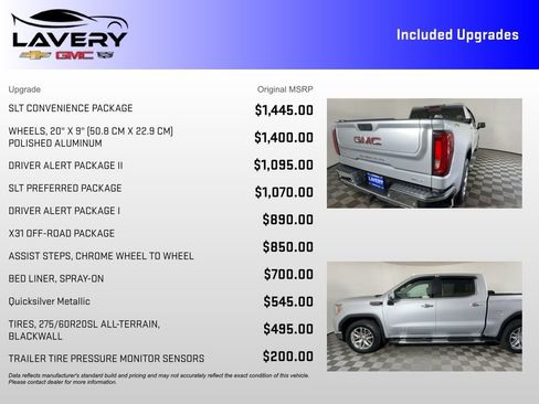 Used 2021 GMC Sierra 1500 SLT w/ SLT Convenience Package AWD/4WD image 7