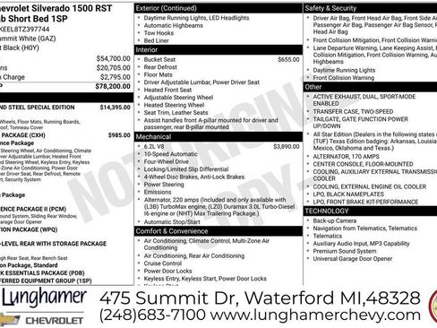 New 2026 Chevrolet Silverado 1500 RST AWD/4WD image 13