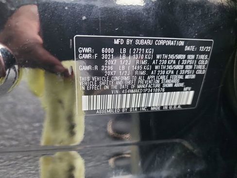 Used 2023 Subaru Ascent Onyx Edition Limited image 24