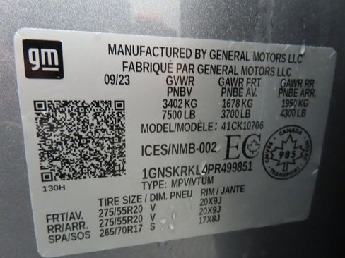 Used 2023 Chevrolet Tahoe RST w/ RST Performance Edition image 59