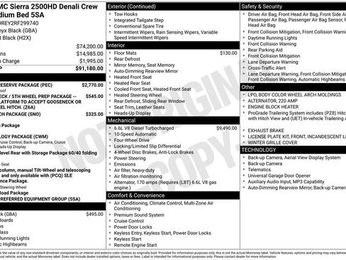 Used 2024 GMC Sierra 2500 Denali w/ Denali Reserve Package AWD/4WD image 39