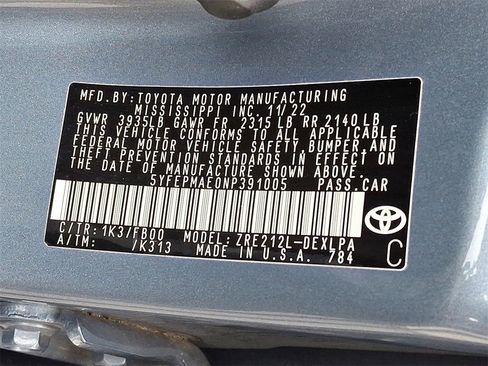 Certified 2022 Toyota Corolla LE image 27