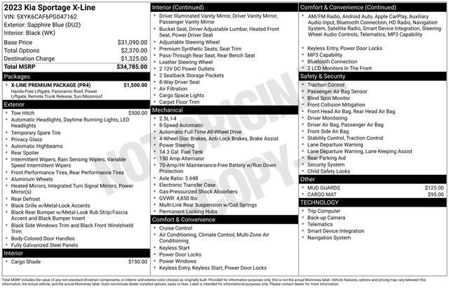 Used 2023 Kia Sportage X-Line w/ X-Line Premium Package AWD/4WD image 48