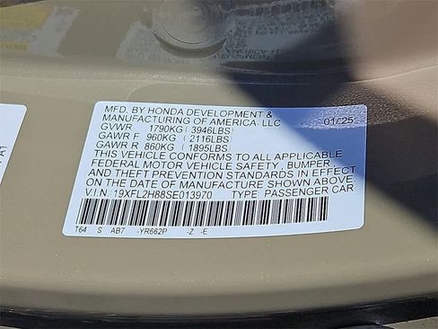 Certified 2025 Honda Civic Sport image 25