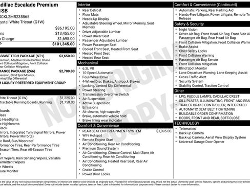 Used 2021 Cadillac Escalade Premium Luxury w/ Driver Assist Tech Package image 3