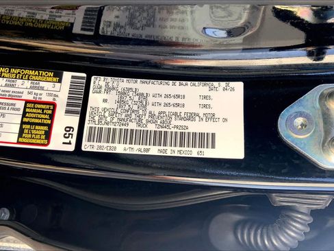 Certified 2026 Toyota Tacoma Limited AWD/4WD image 37