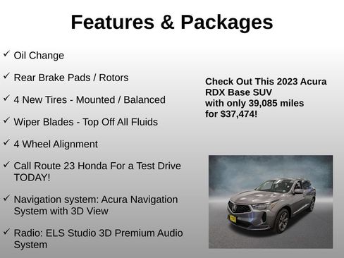 Used 2023 Acura RDX AWD w/ Advance Package image 4