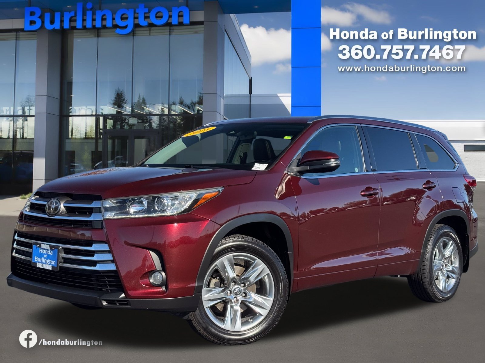 Used 2018 Toyota Highlander Limited AWD/4WD image 1