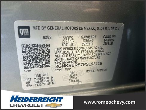 Used 2023 Chevrolet Blazer RS w/ Driver Confidence II Package FWD image 8