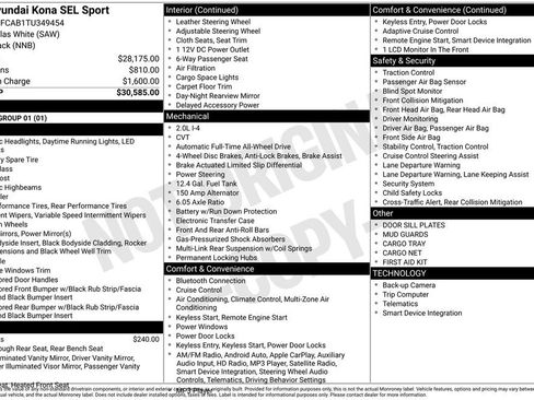 Used 2026 Hyundai Kona SEL Sport image 6