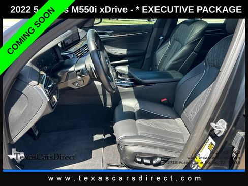 Used 2022 BMW M550i xDrive w/ Executive Package AWD/4WD image 6