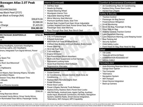 Used 2024 Volkswagen Atlas Peak Edition SEL AWD/4WD image 2