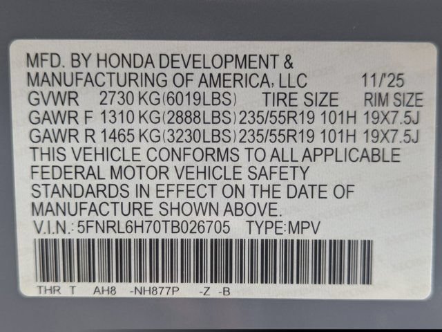 Used 2026 Honda Odyssey Sport-L image 27
