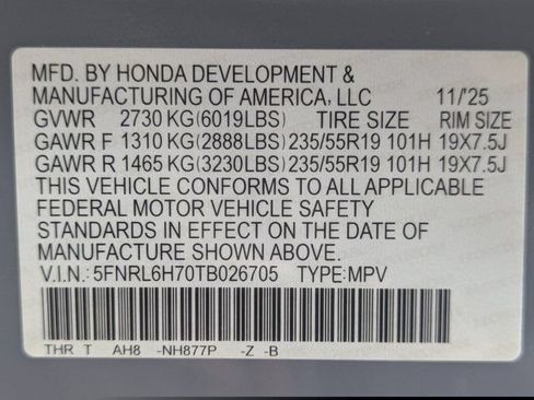 Used 2026 Honda Odyssey Sport-L image 27