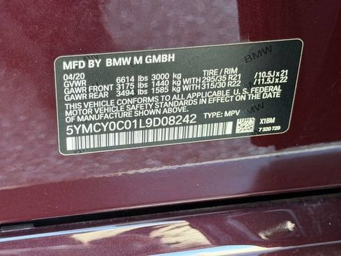 Used 2020 BMW X6 M Competition w/ Executive Package AWD/4WD image 32