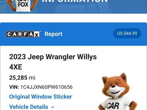 Used 2023 Jeep Wrangler Unlimited w/ Sun & Screen Package AWD/4WD image 9