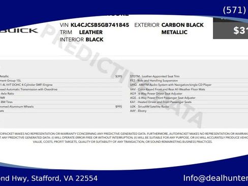 Used 2016 Buick Encore Leather FWD image 1