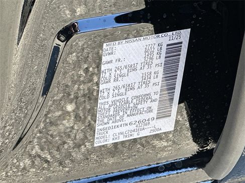 New 2026 Nissan Frontier SV image 26