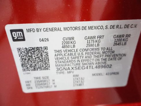 New 2026 Chevrolet Equinox ACTIV w/ Convenience Package III AWD/4WD image 36