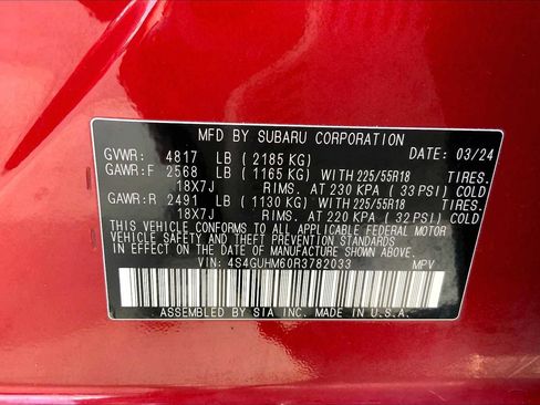Certified 2024 Subaru Crosstrek 2.5i Limited AWD/4WD image 34