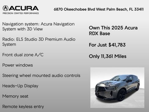 Used 2025 Acura RDX A-Spec AWD/4WD image 7