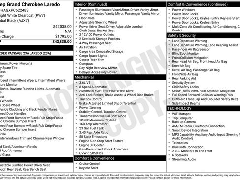 Used 2023 Jeep Grand Cherokee Laredo AWD/4WD image 37