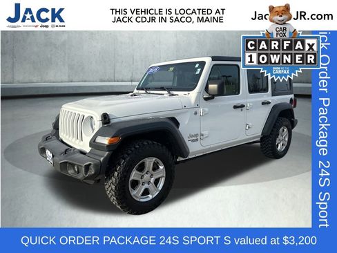 Used 2018 Jeep Wrangler Unlimited Sport S image 1