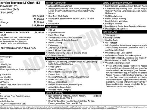 Used 2023 Chevrolet Traverse LT FWD image 6