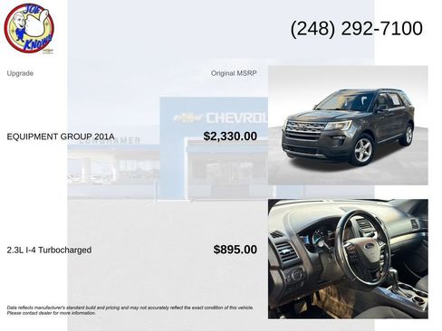 Used 2018 Ford Explorer XLT w/ Equipment Group 201A image 5