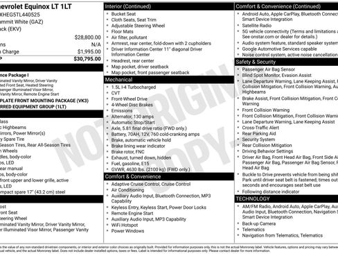 New 2026 Chevrolet Equinox LT image 3
