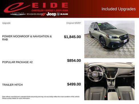 Used 2020 Subaru Outback Onyx Edition XT w/ Popular Package #2 AWD/4WD image 13