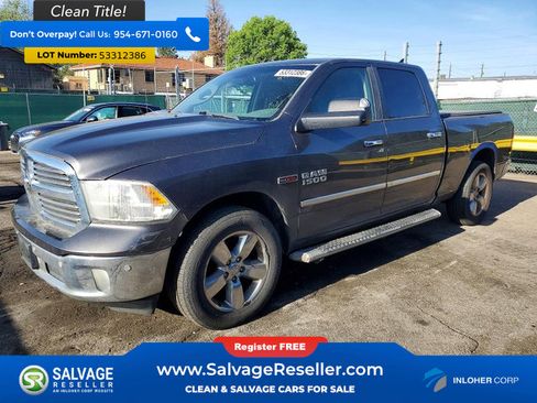 Used 2016 RAM 1500 Big Horn AWD/4WD image 1