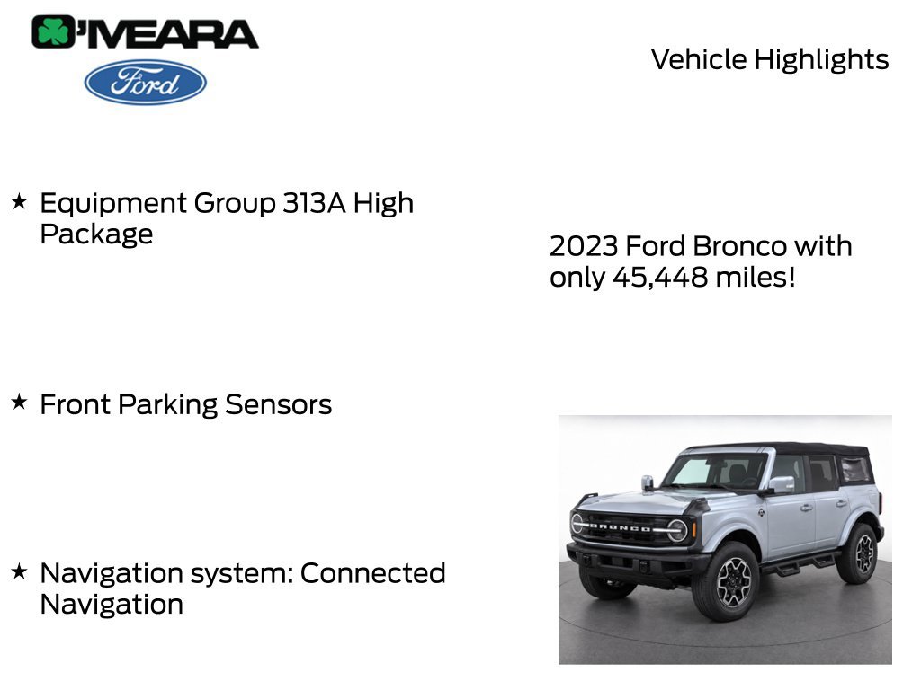 Used 2023 Ford Bronco Outer Banks AWD/4WD image 8