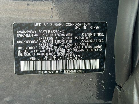 New 2026 Subaru Outback Premium image 42