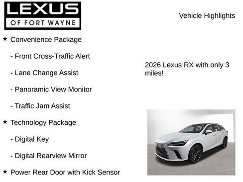 New 2026 Lexus RX 350 AWD image 7