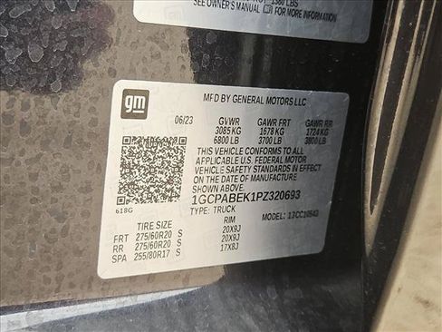 Used 2023 Chevrolet Silverado 1500 Custom RWD image 17