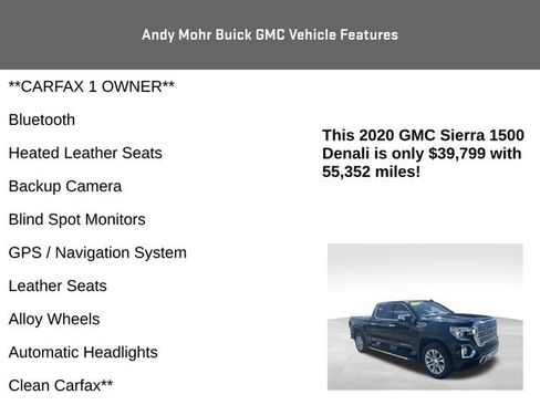 Used 2020 GMC Sierra 1500 Denali w/ Technology Package AWD/4WD image 4