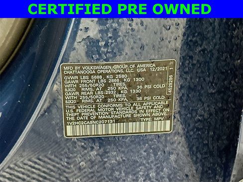 Used 2022 Volkswagen Atlas Cross Sport SE w/ Black Wheel Package image 30