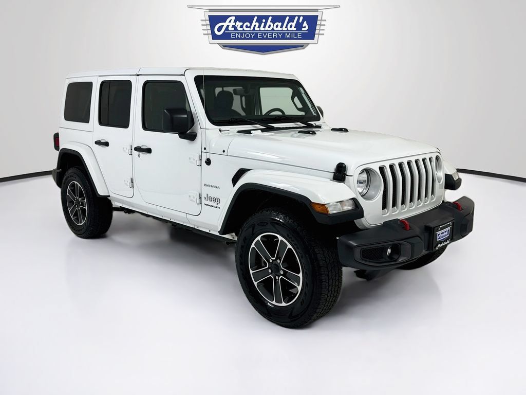 Used 2023 Jeep Wrangler Unlimited Sahara w/ Cold Weather Group AWD/4WD 360° Tour