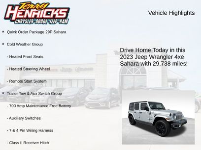 Used 2023 Jeep Wrangler Unlimited Sahara w/ Cold Weather Group